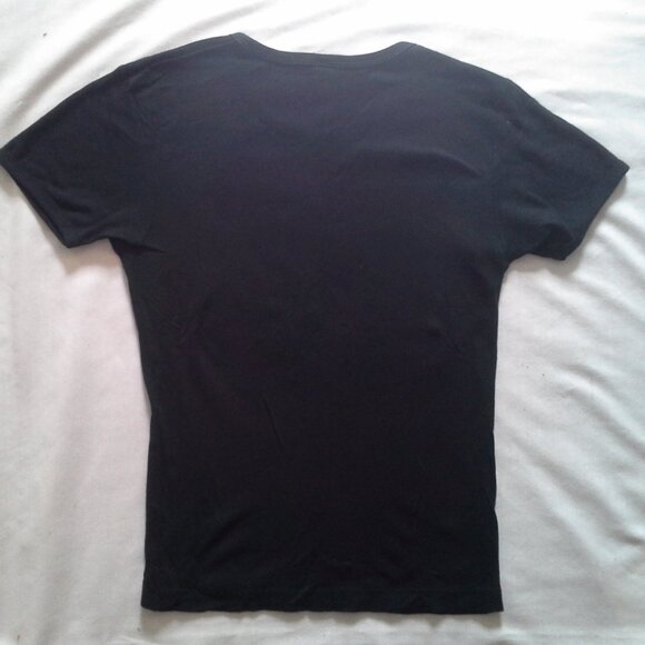 Junior's Black and Purple Fitted Shirt - sz L - Picture 3 of 9